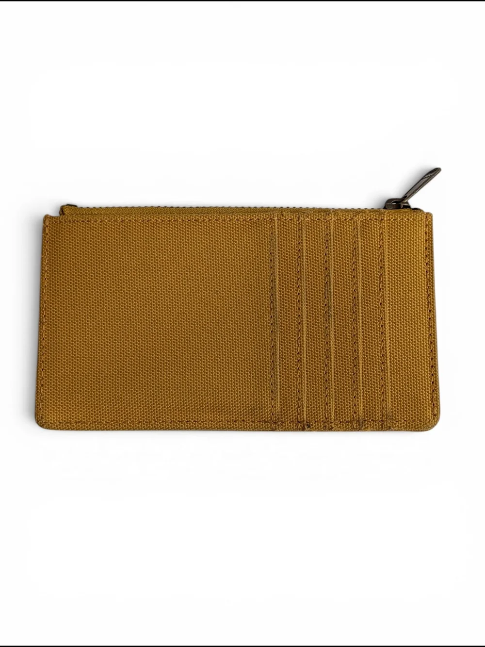 Herschel Mustard Canvas Zip Wallet